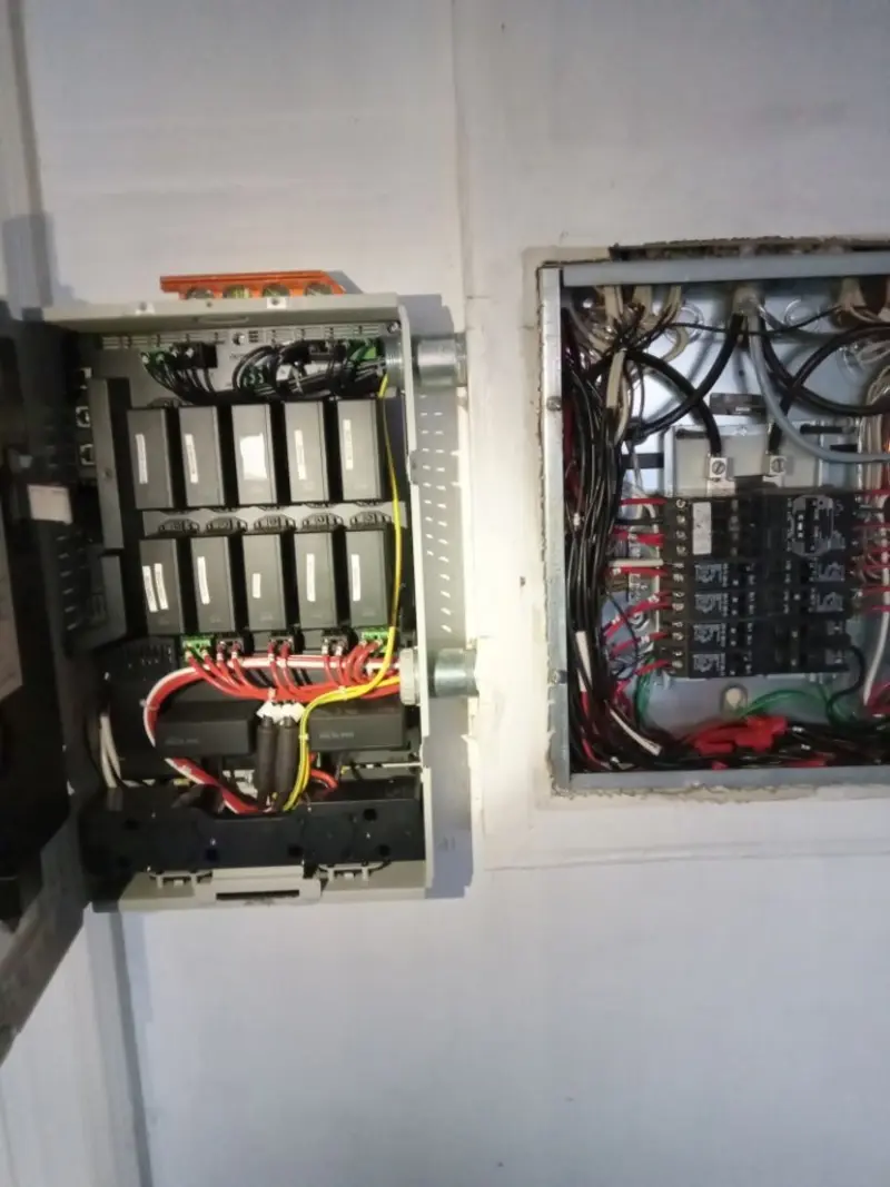 Electrical panel upgrade completed for Indoor Lighting Installation in Polk City